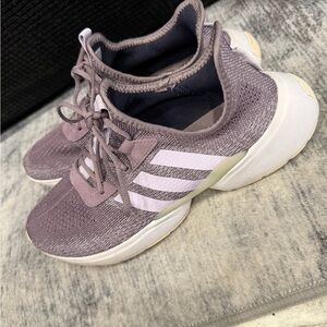 Adidas Mavia X purple running shoes